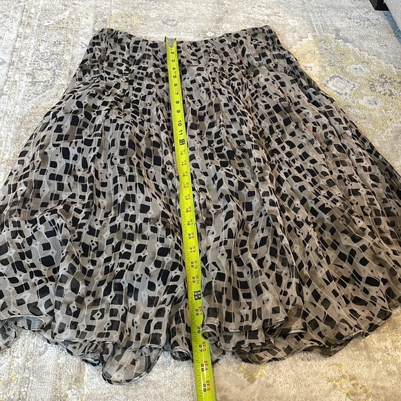 Jones New York Sik Georgette Midi Skirt - Picture 7 of 9